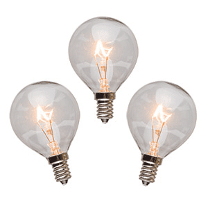 3 Pack Scentsy 25 Watt Light Bulbs