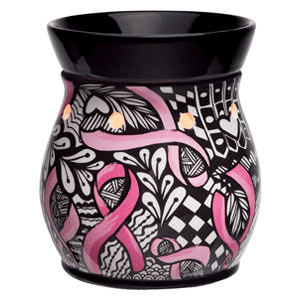 Breast Cancer Scentsy Warmer - Ribbons of Hope