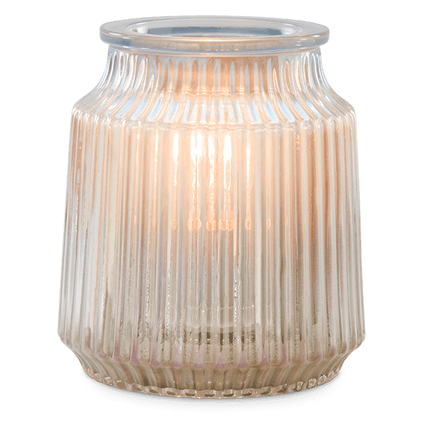 Fluted Gray Scentsy Warmer