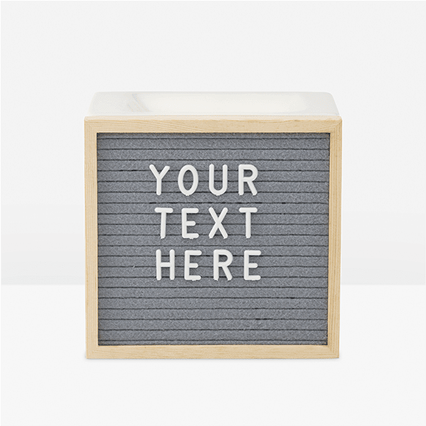 Letterboard Scentsy Warmer