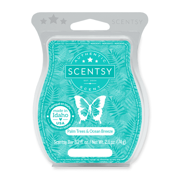 Palm Trees & Ocean Breeze Scentsy Bar