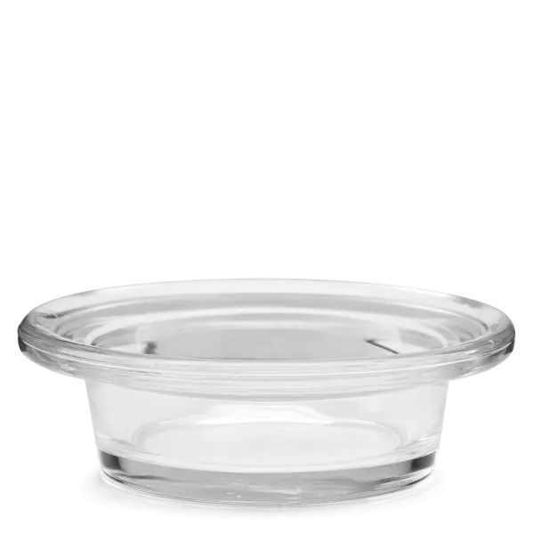 Clear Glass Dish (Round Lip 94 mm x 30 mm)