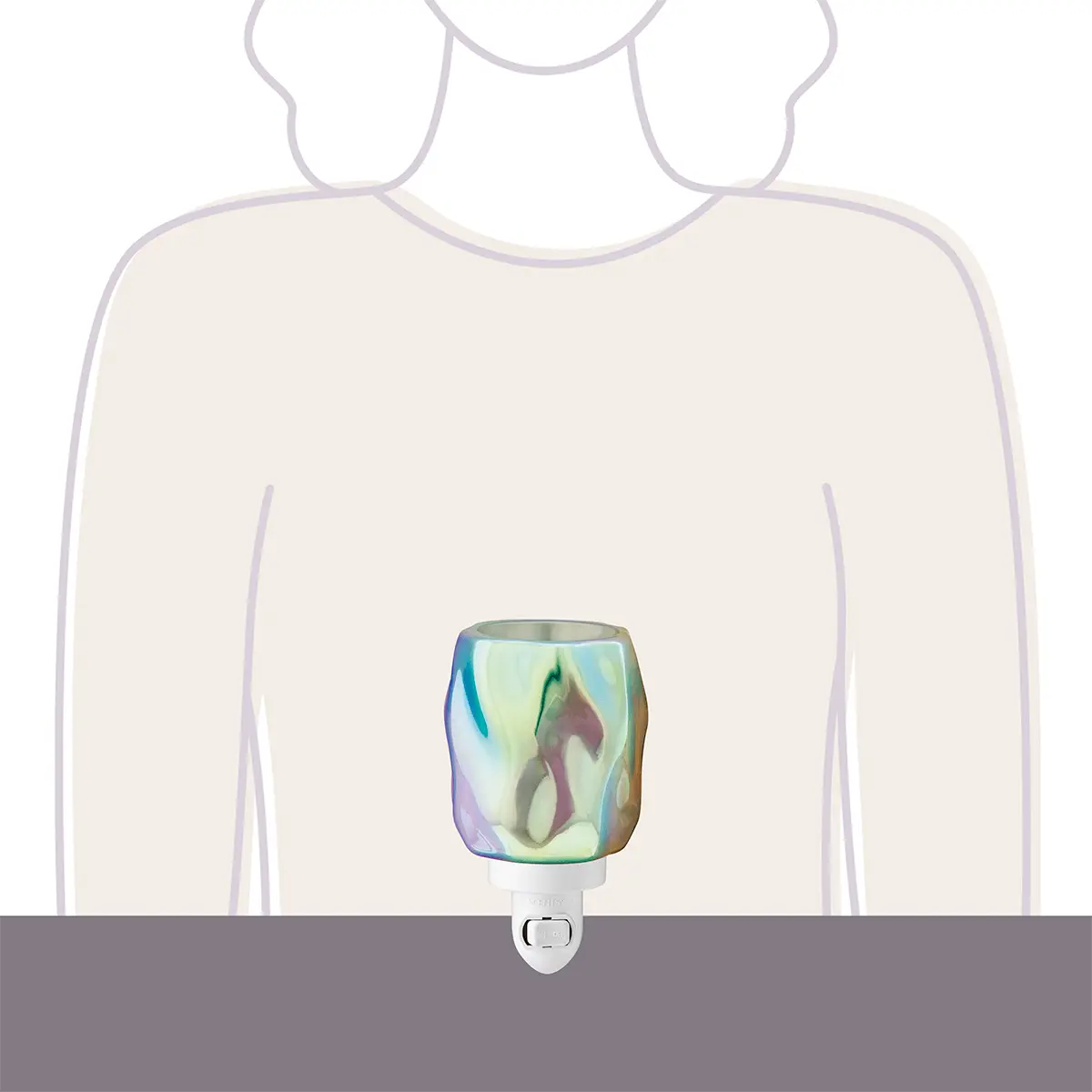Bubbled – Iridescent Mini Warmer - Image 6