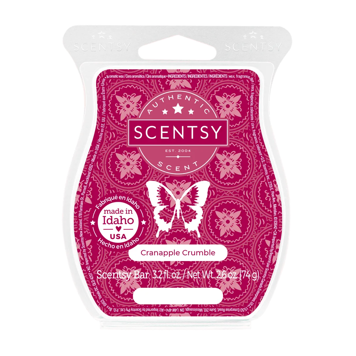 Cranapple Crumble Scentsy Bar