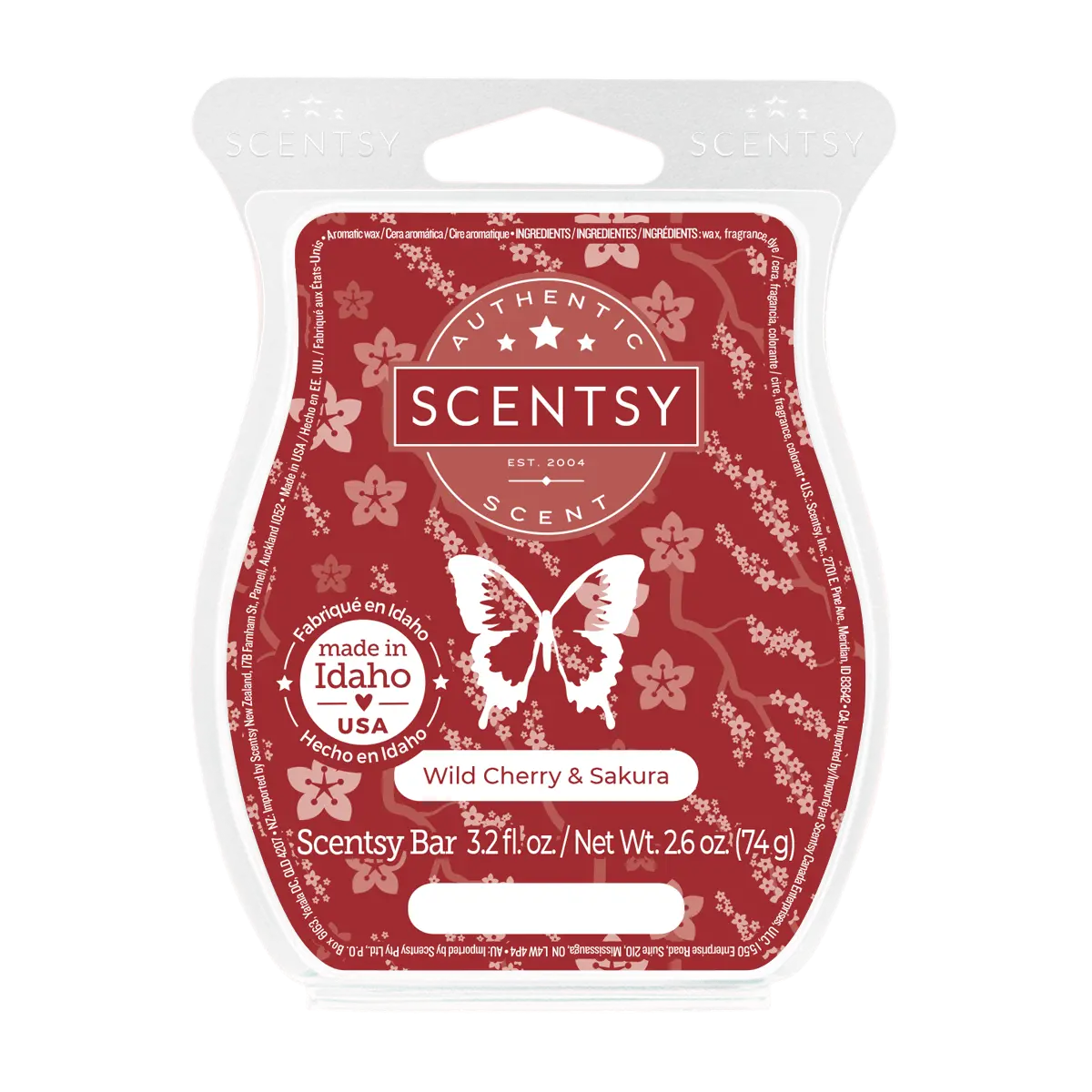 Wild Cherry & Sakura Scentsy Bar