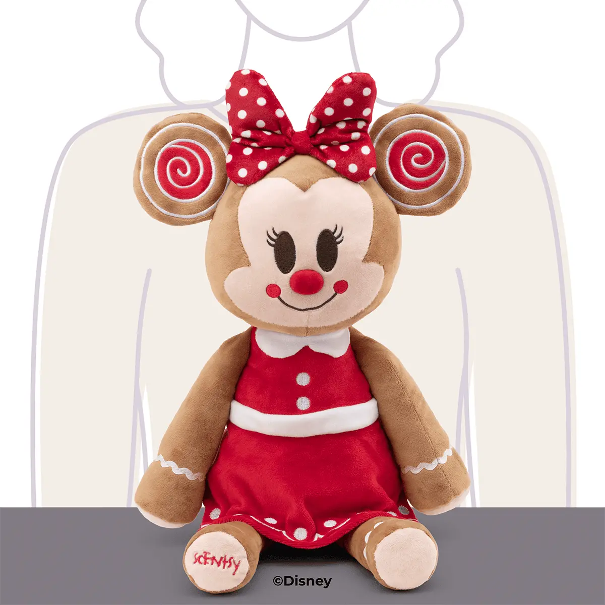 Disney Minnie Mouse Gingerbread – Scentsy Buddy - Image 6