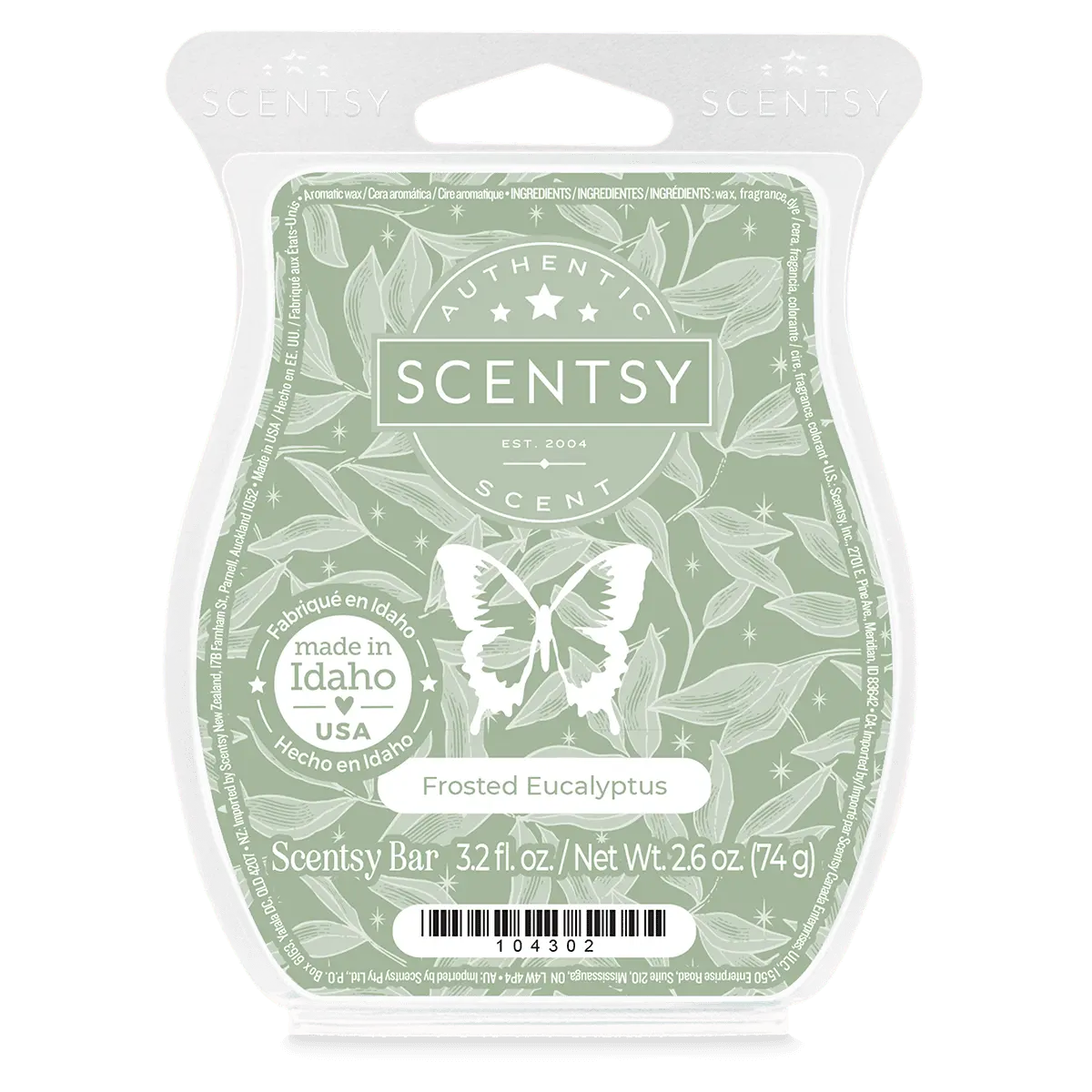 Frosted Eucalyptus Scentsy Bar