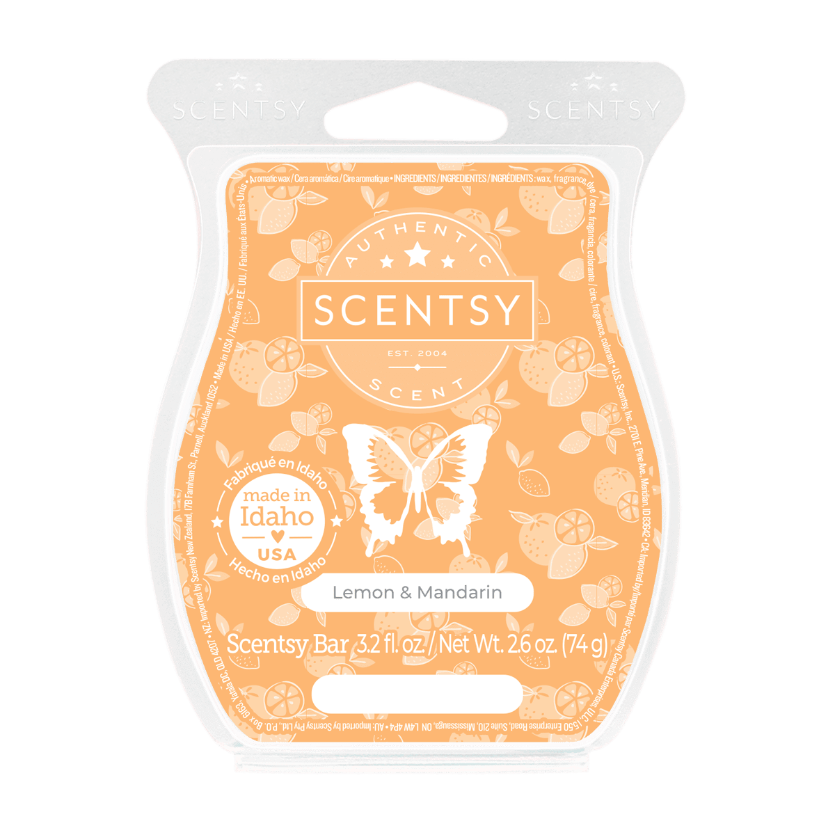 Lemon & Mandarin Scentsy Bar