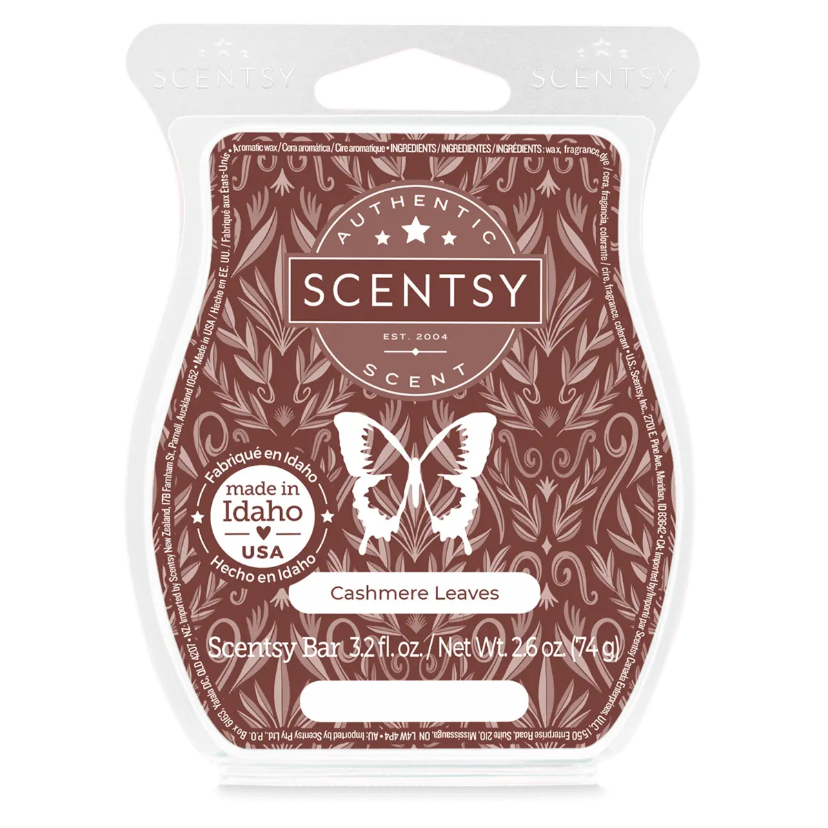 Cashmere Leaves Scentsy Bar