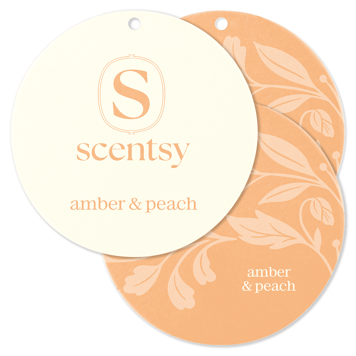 Amber & Peach Scent Circle 3-Pack
