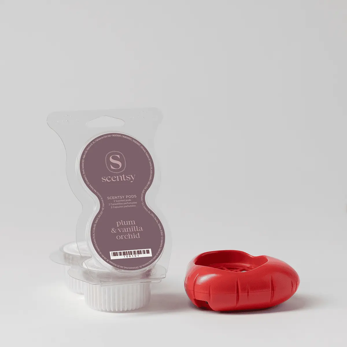 Scentsy Air Solo – Red Heart + Plum & Vanilla Orchid Scentsy Pods Bundle