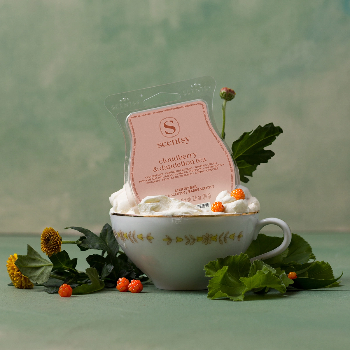 Cloudberry & Dandelion Tea Scentsy Bar - Image 2