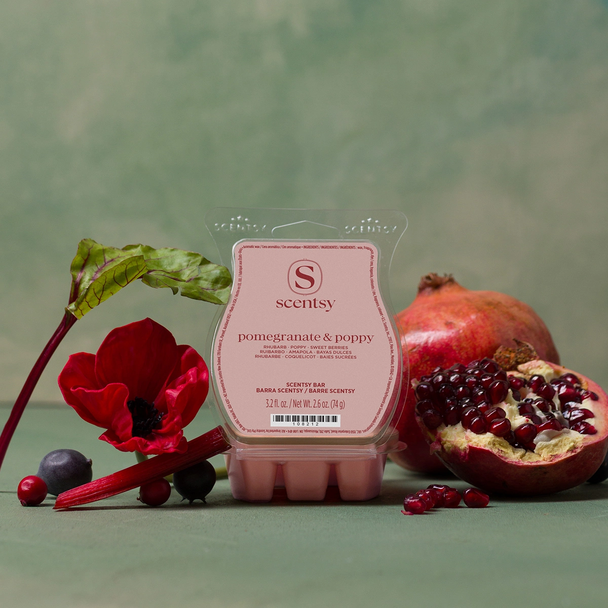 Pomegranate & Poppy Scentsy Bar - Image 2