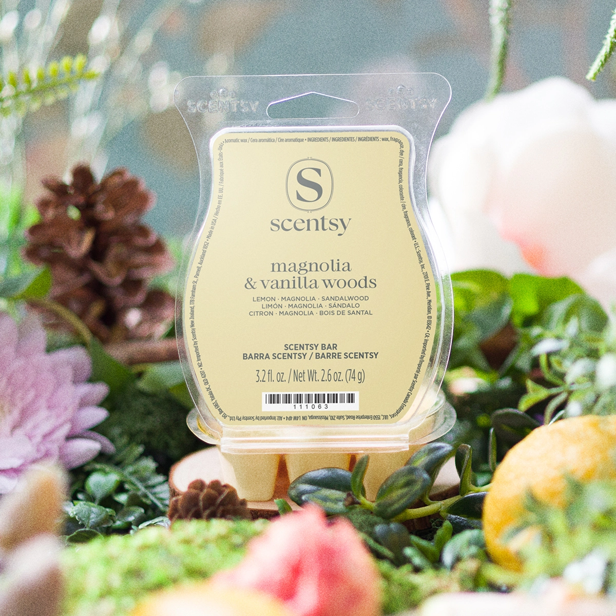 Magnolia & Vanilla Woods Scentsy Bar - Image 2