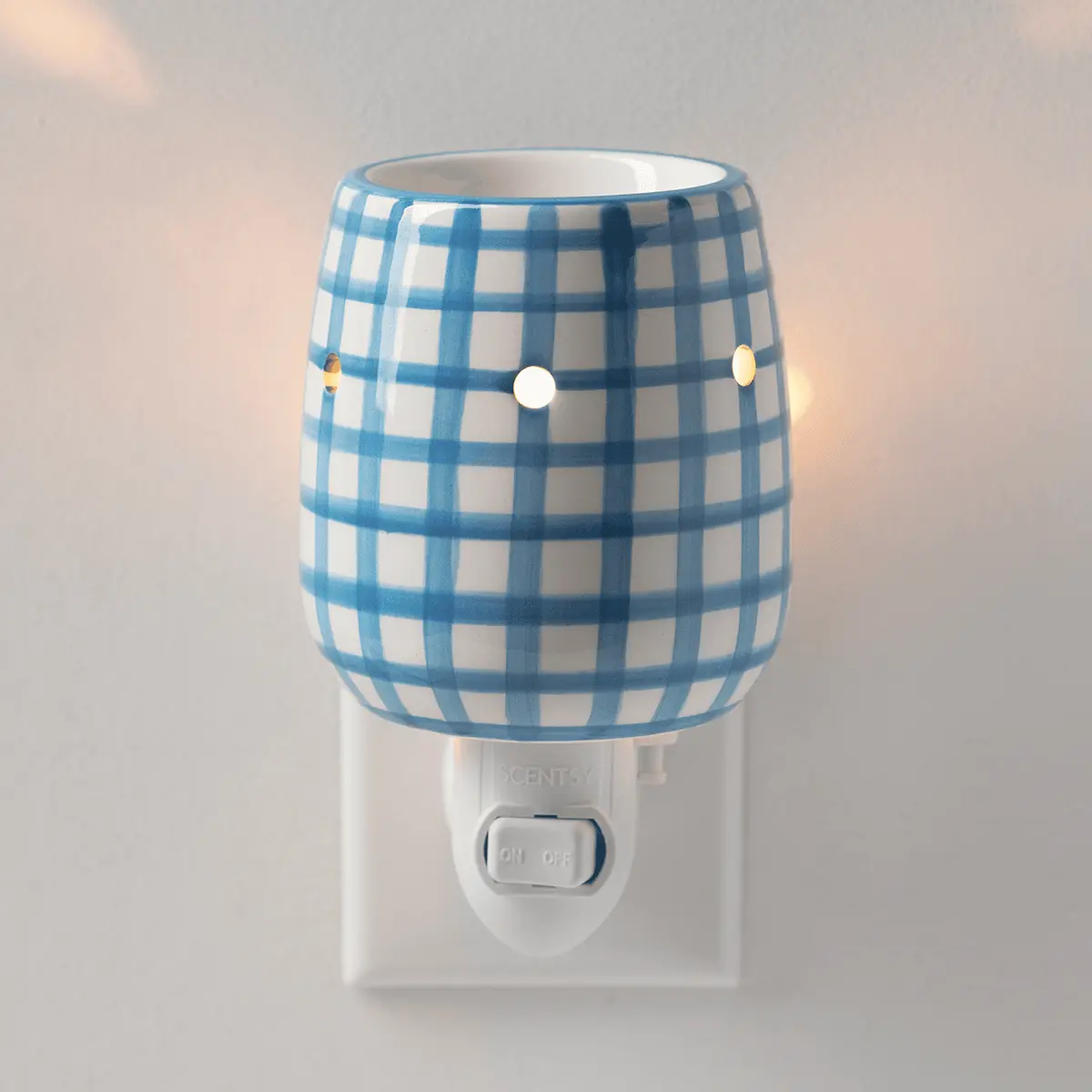 Cottage Gingham – Blue Mini Warmer