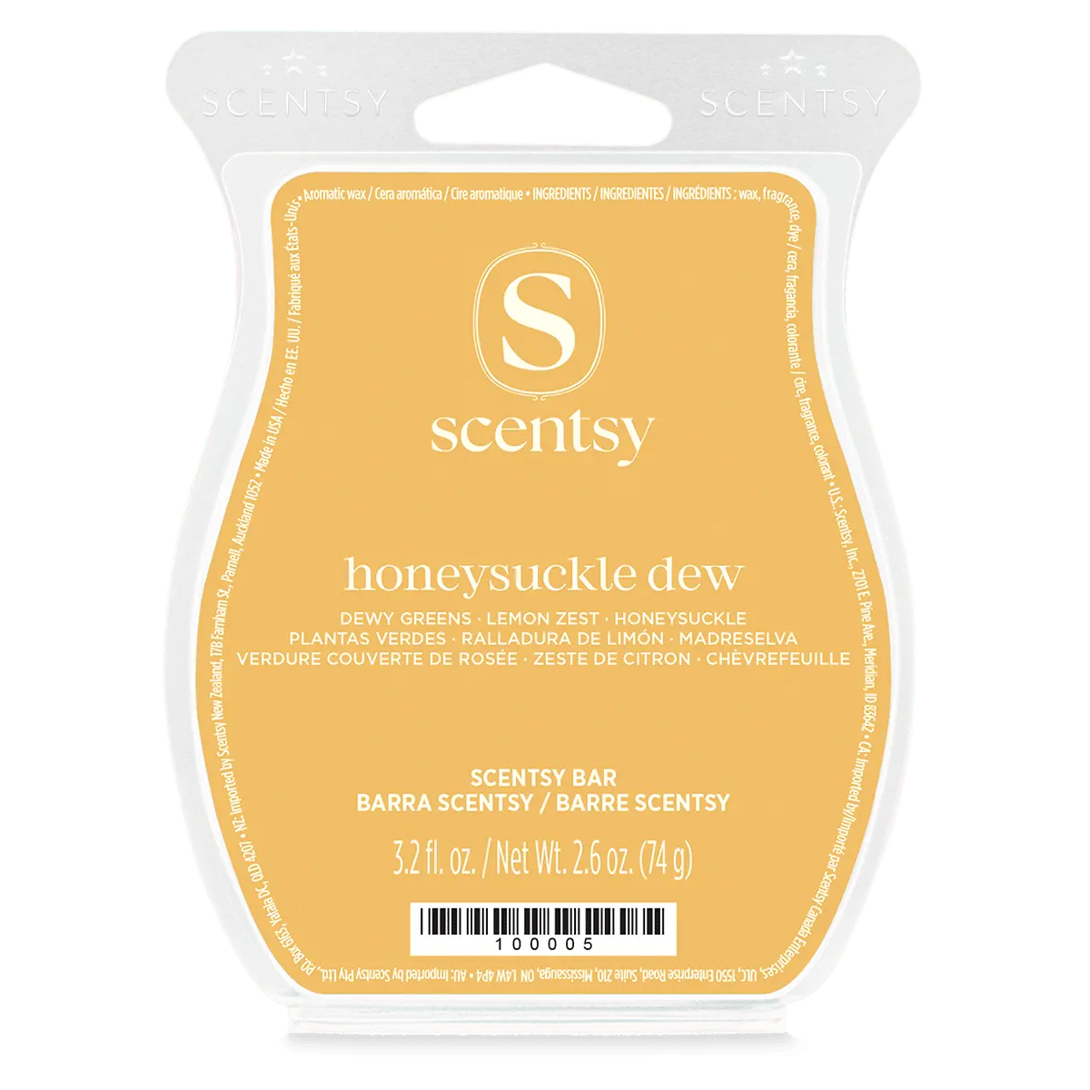Honeysuckle Dew Scentsy Bar