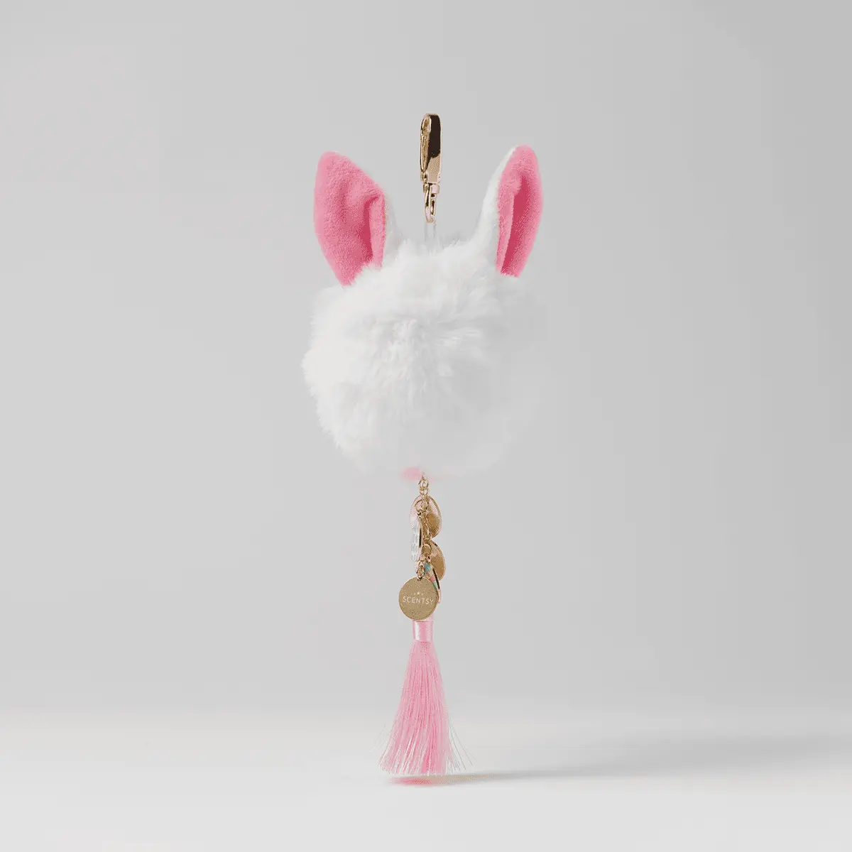 Fluffy Bunny Scentsy Charm Clip + Peach Paradise fragrance
