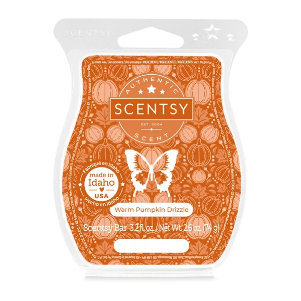 Warm Pumpkin Drizzle Scentsy Bar