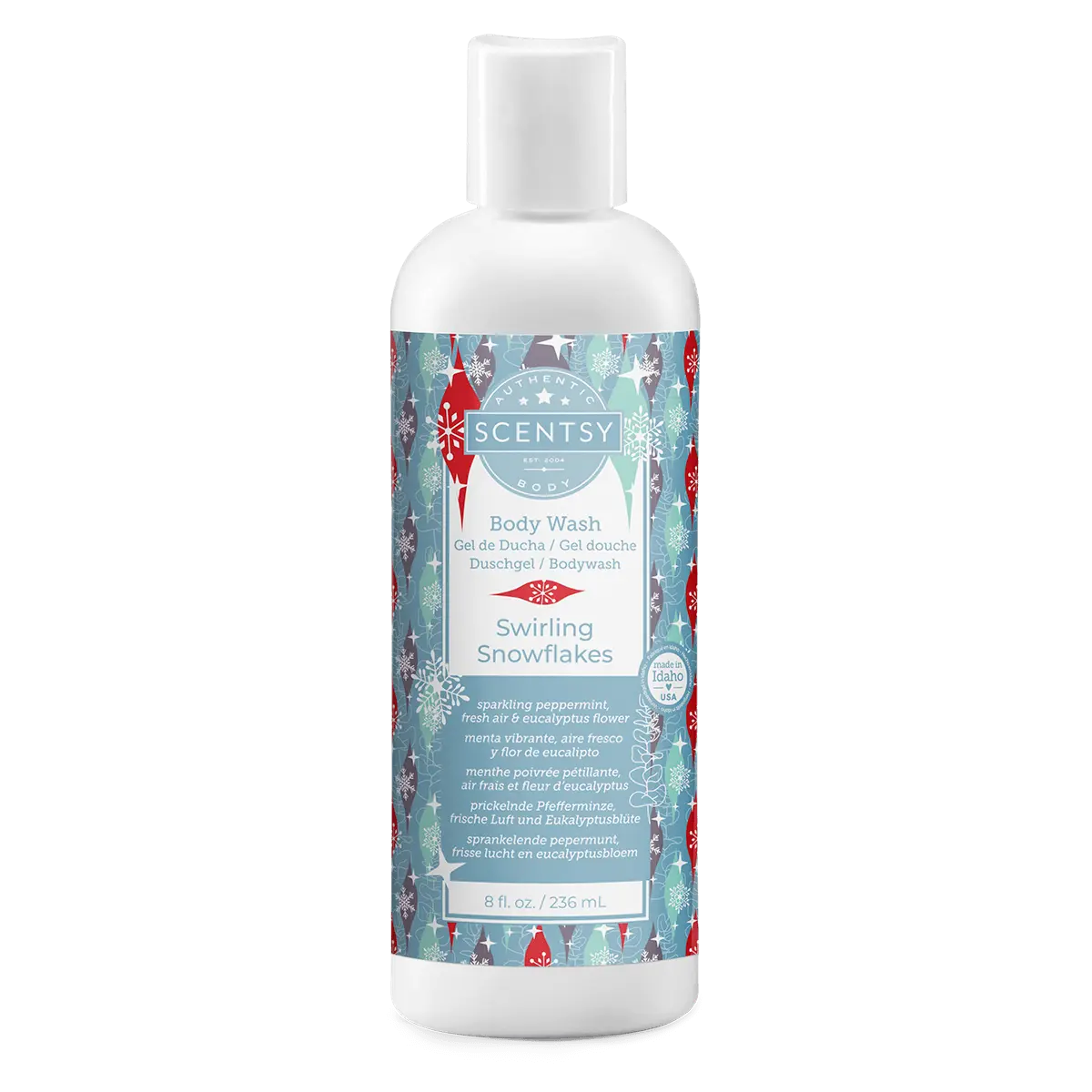 Swirling Snowflakes Body Wash