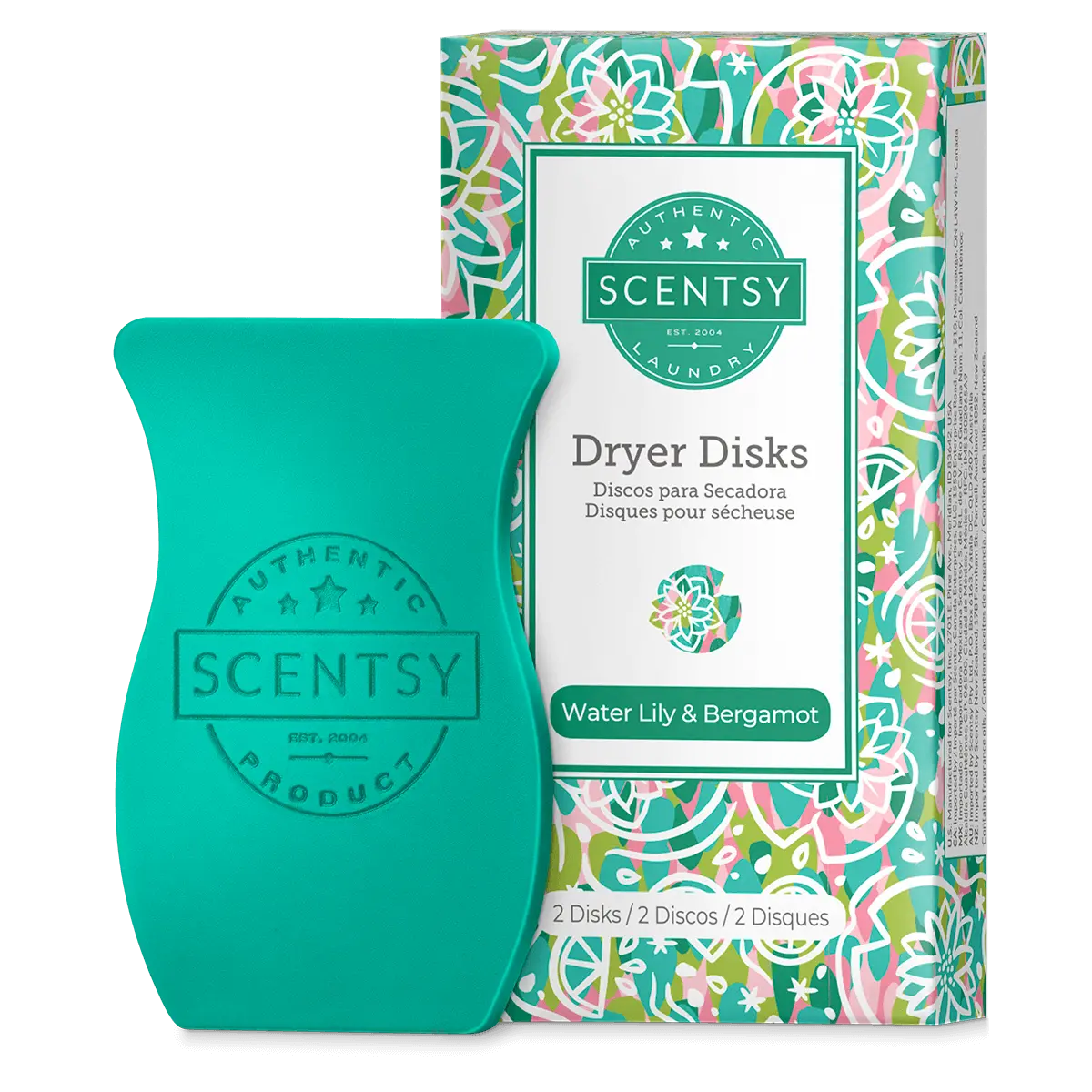 Water Lily & Bergamot Dryer Disks