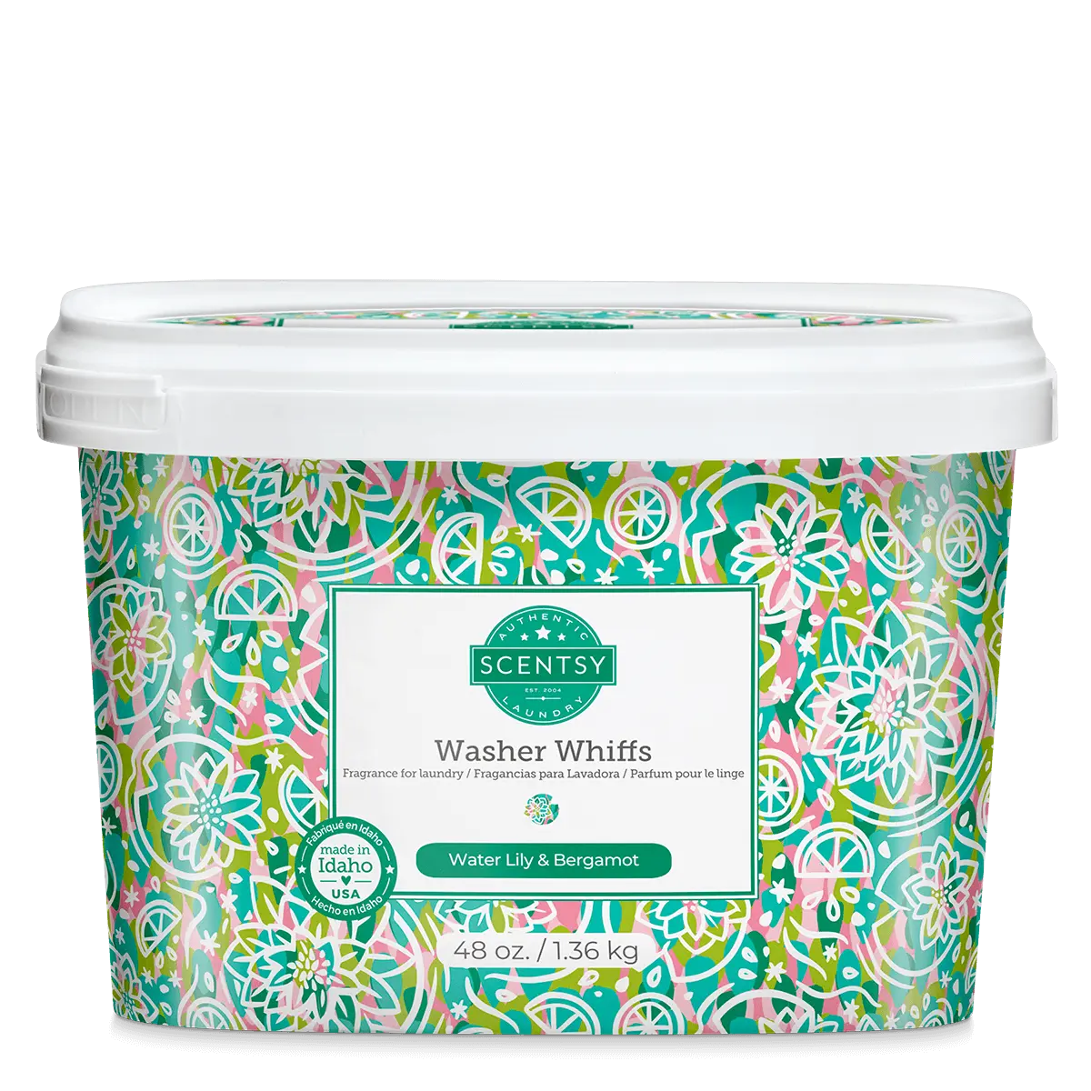 Water Lily & Bergamot Washer Whiffs Tub