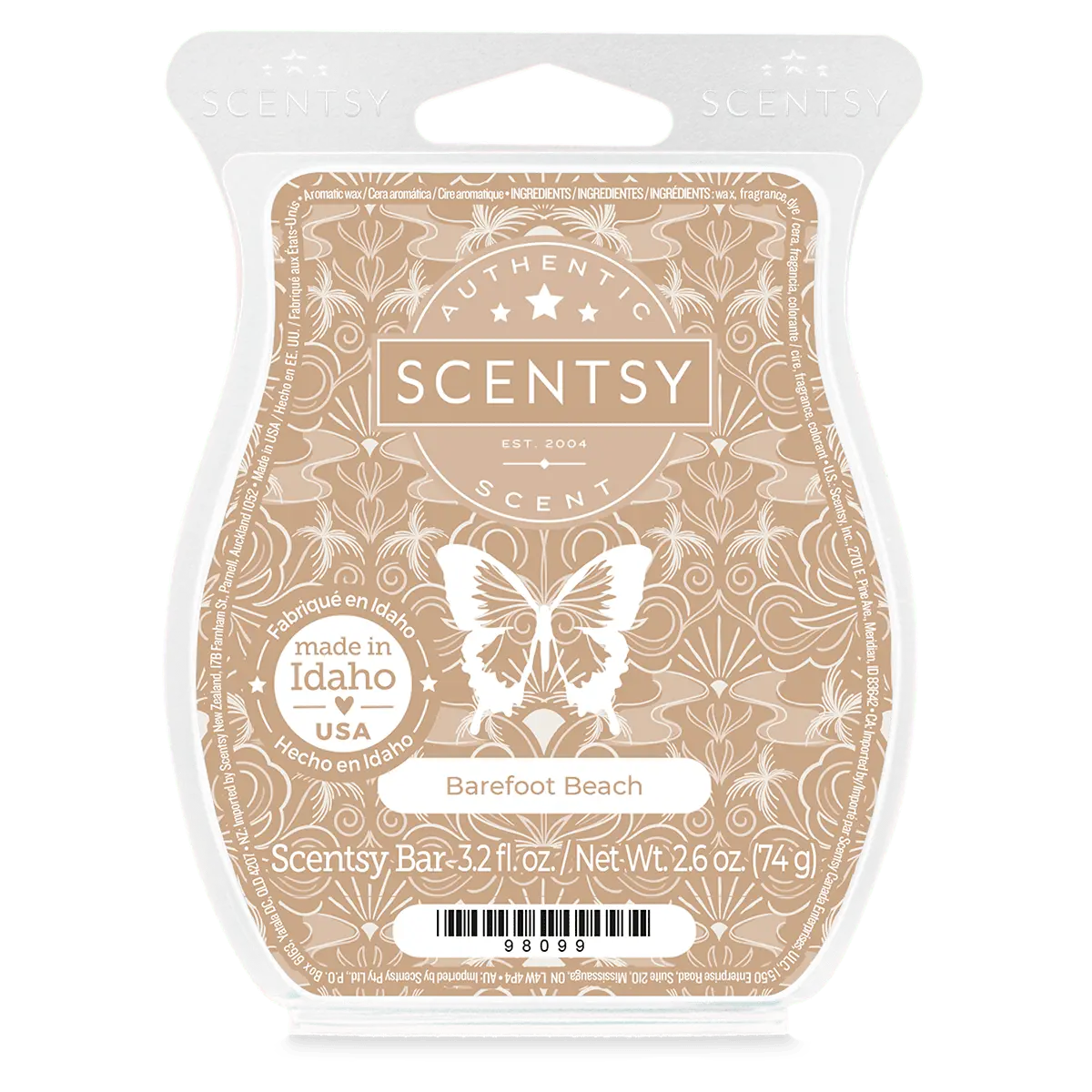 Barefoot Beach Scentsy Bar