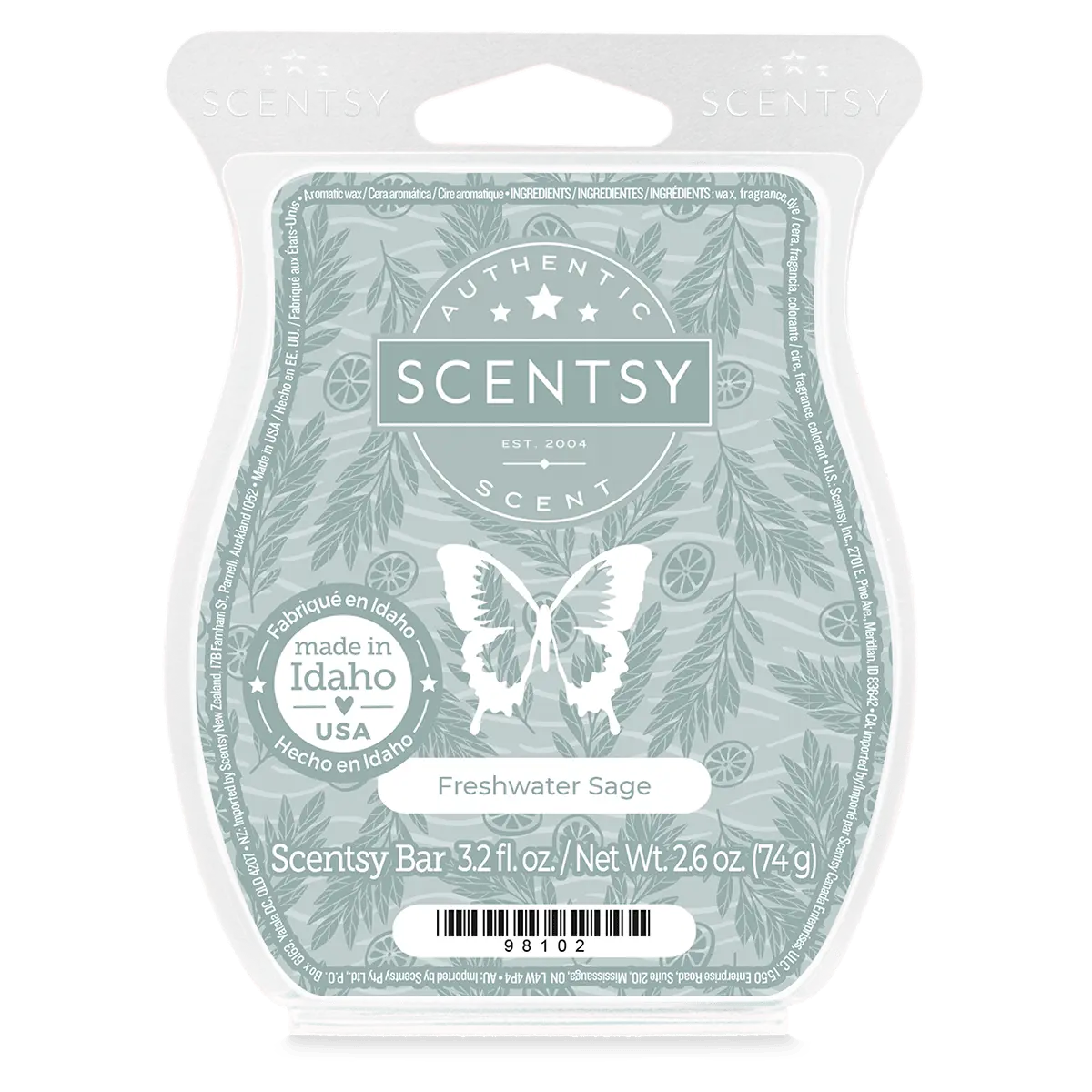 Freshwater Sage Scentsy Bar