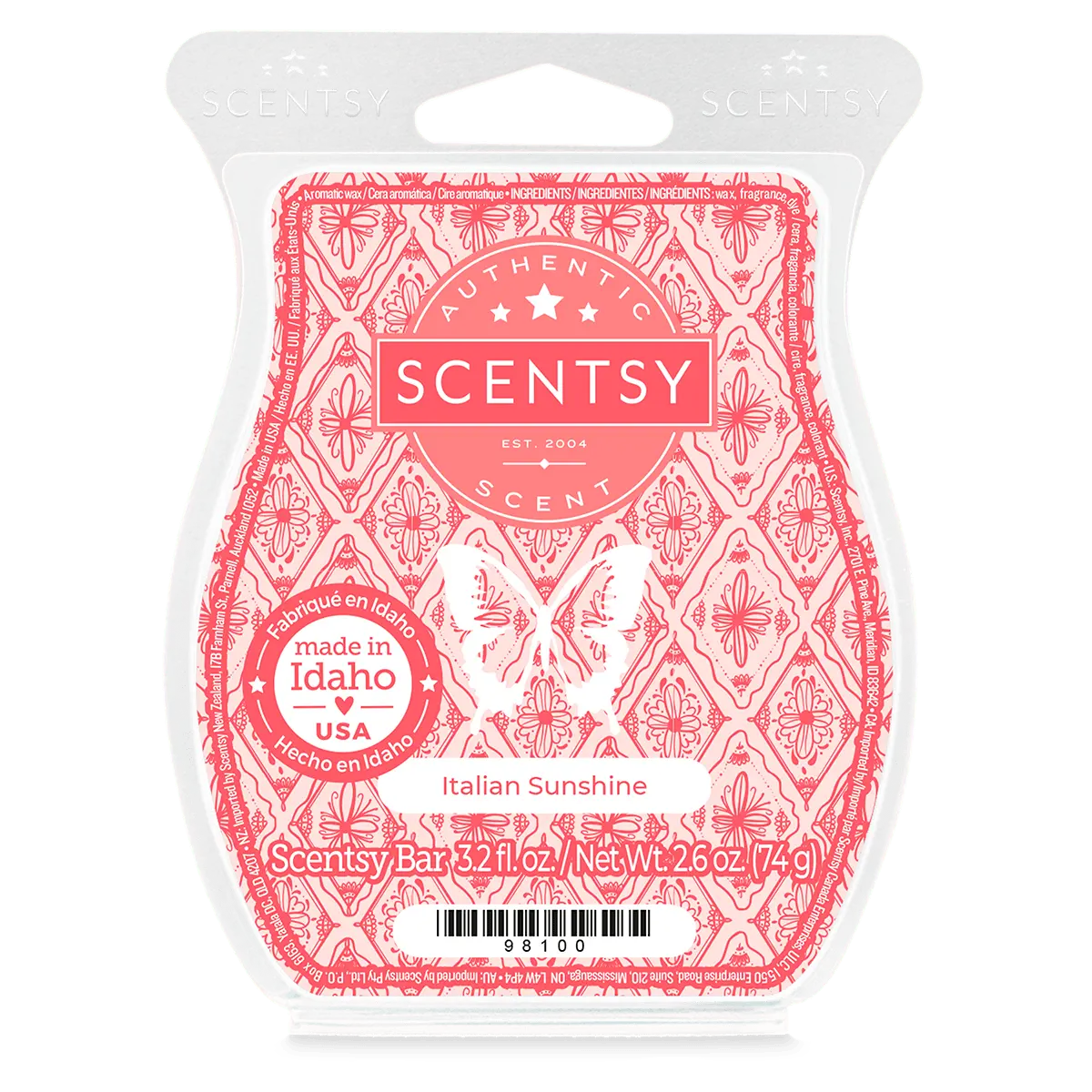 Italian Sunshine Scentsy Bar