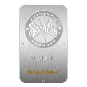 Weathered Leather Travel Tin